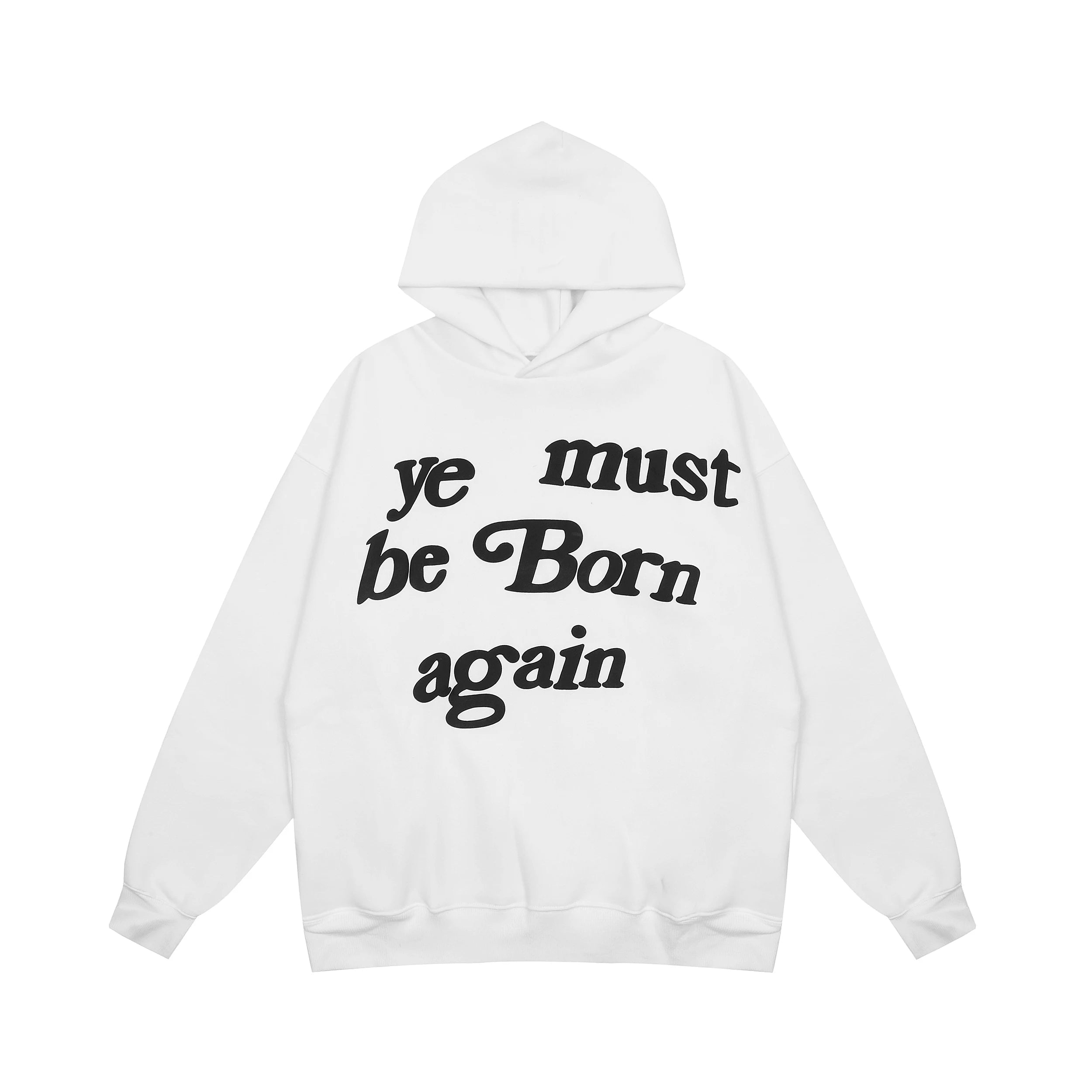 2023fw Puff Print Kanye West Hoodie Women